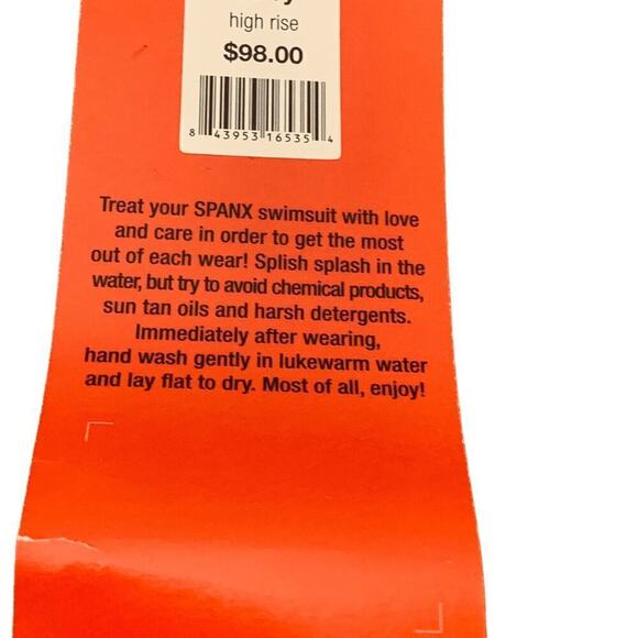 SPANX Super High Rise Shapewear Swimsuit Bottoms in Berry - Size 10 - Picture 5 of 9